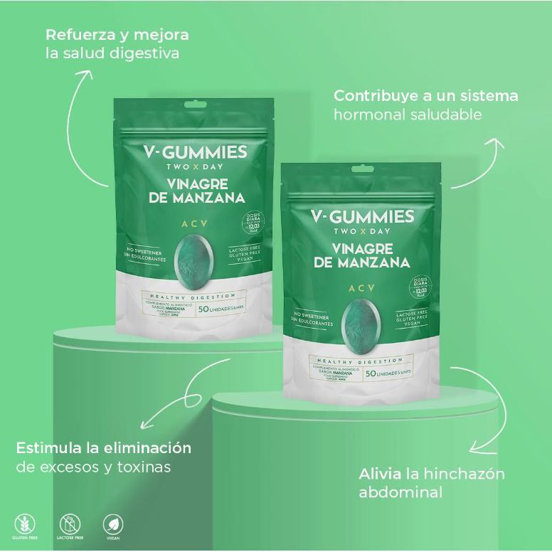 Vinagre de Manzana - Gominolas para Salud Digestiva (Edición Limitada)