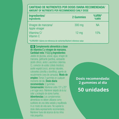Vinagre de Manzana - Gominolas para Salud Digestiva (Edición Limitada)
