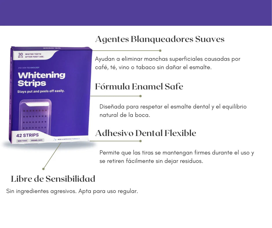 Tiras Blanqueadoras Púrpura (Edición Limitada)