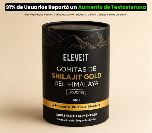 Eleveit Gold Gomitas de Shilajit Puro del Himalaya (Edición Limitada)