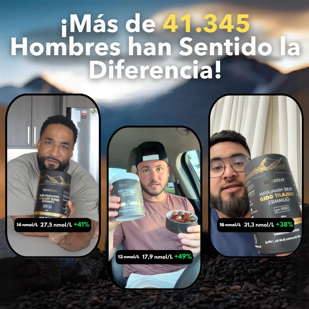 Eleveit Gold Gomitas de Shilajit Puro del Himalaya (Edición Limitada)