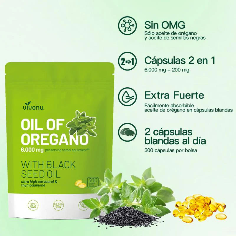 Aceite de Orégano (Edición Limitada) | Suplemento Antioxidante Natural