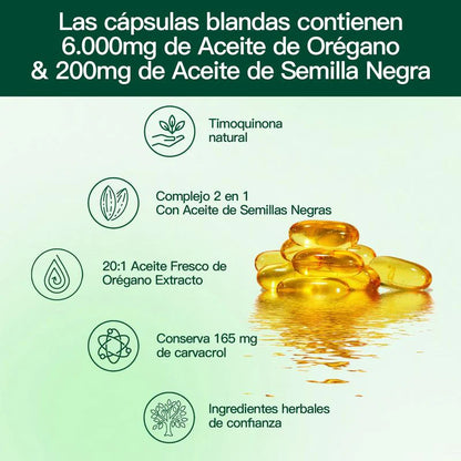 Aceite de Orégano |Suplemento Antioxidante Natural (Edición Limitada)