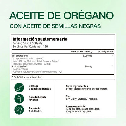 Aceite de Orégano (Edición Limitada) | Suplemento Antioxidante Natural