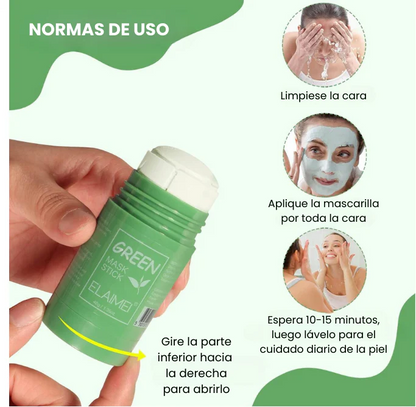 Máscarilla Brunellie En Barra Enriquecida Con Té Verde -Edición Limitada