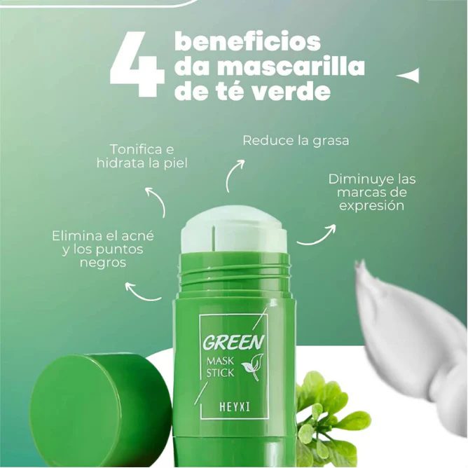 Máscarilla Brunellie En Barra Enriquecida Con Té Verde -Edición Limitada