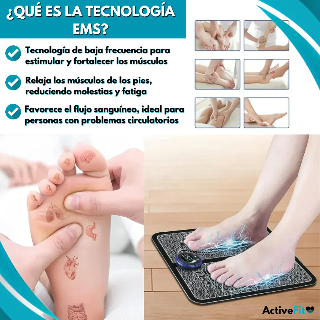 Masajeador de Pies EMS Brunellie® + Calcetines Anti varices (GRATIS)