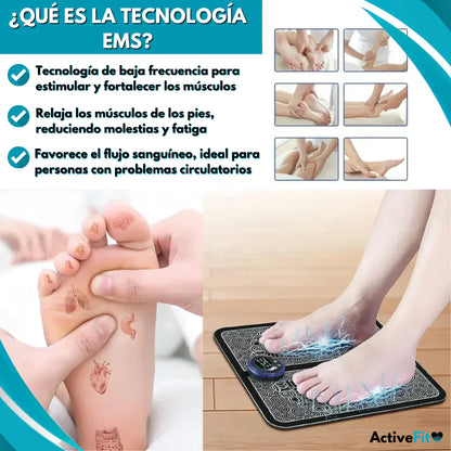 Masajeador de Pies EMS Brunellie® + Calcetines Anti varices (GRATIS)